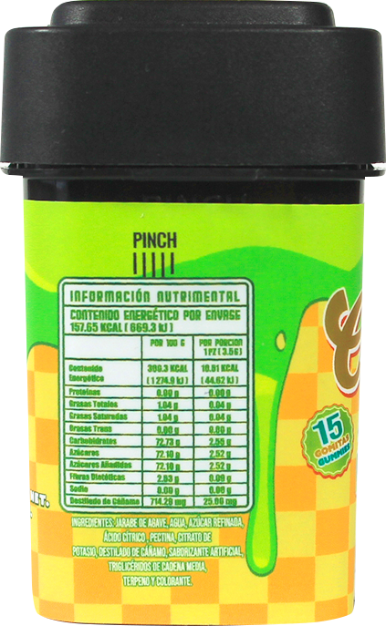 California Leaf® | Gomitas Fusion Delta 9 NANO TECH THC 25 mg/pza | 15 ó 30 piezas