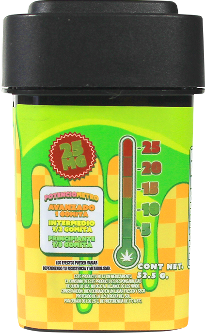 California Leaf® | Gomitas Fusion Delta 9 NANO TECH THC 25 mg/pza | 15 ó 30 piezas