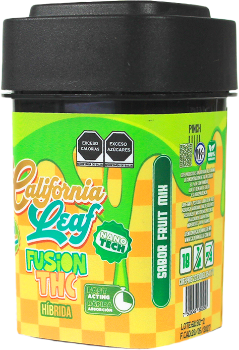 California Leaf® | Gomitas Fusion Delta 9 NANO TECH THC 25 mg/pza | 15 ó 30 piezas