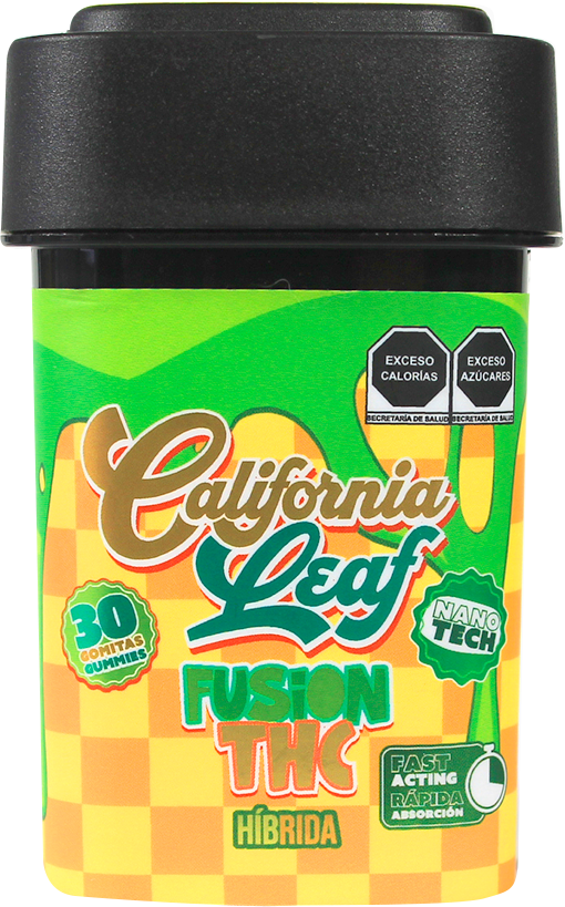 California Leaf® | Gomitas Fusion Delta 9 NANO TECH THC 25 mg/pza | 15 ó 30 piezas