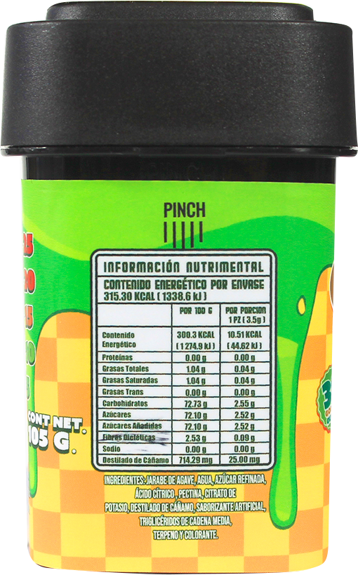 California Leaf® | Gomitas Fusion Delta 9 NANO TECH THC 25 mg/pza | 15 ó 30 piezas