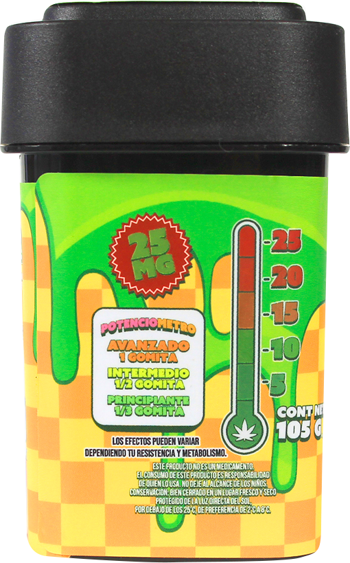 California Leaf® | Gomitas Fusion Delta 9 NANO TECH THC 25 mg/pza | 15 ó 30 piezas