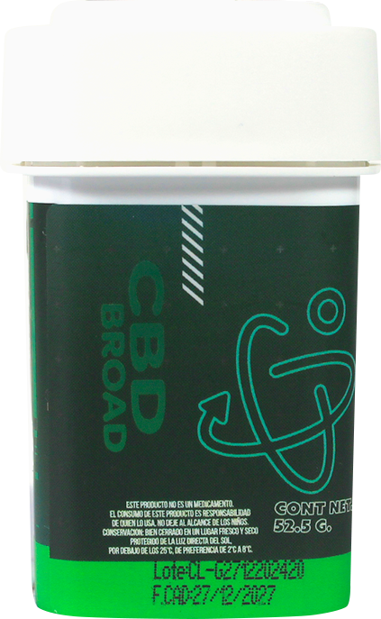 California Leaf® | Gomitas CBD Broad (Limoneno – 22.5 mg CBD Nano Broad) | 15 ó 30 piezas.