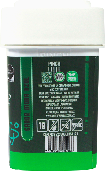 California Leaf® | Gomitas CBD Broad (Limoneno – 22.5 mg CBD Nano Broad) | 15 ó 30 piezas.