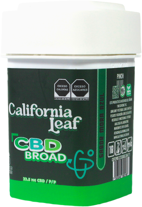 California Leaf® | Gomitas CBD Broad (Limoneno – 22.5 mg CBD Nano Broad) | 15 ó 30 piezas.