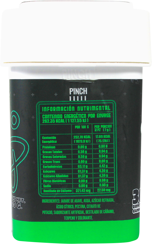 California Leaf® | Gomitas CBD Broad (Limoneno – 22.5 mg CBD Nano Broad) | 15 ó 30 piezas.