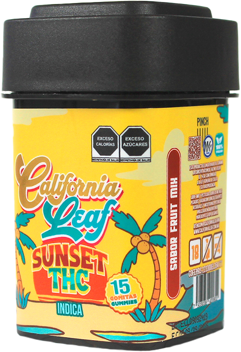 California Leaf® | Gomitas Sunset HHC 50 ó 30 mg/pza | 30,25 ó 15 piezas