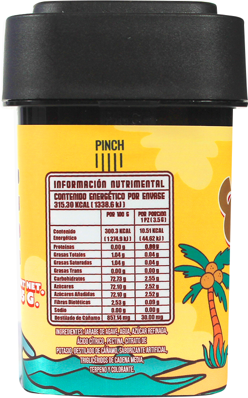 California Leaf® | Gomitas Sunset HHC 50 ó 30 mg/pza | 30,25 ó 15 piezas