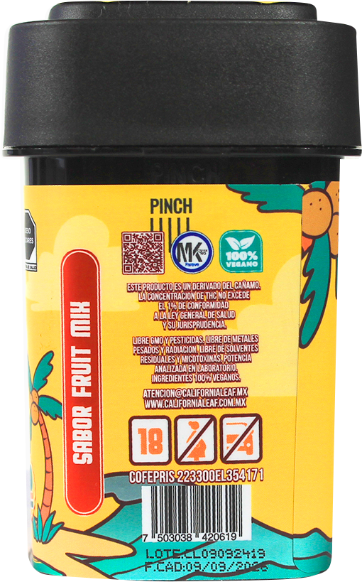 California Leaf® | Gomitas Sunset HHC 50 ó 30 mg/pza | 30,25 ó 15 piezas