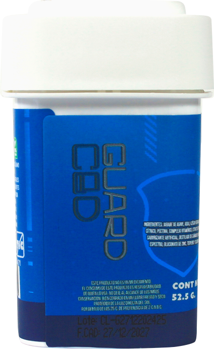 California Leaf® | Gomitas Guard CBD (Mirceno – 10 mg CBD Nano Broad) |15 ó 30 piezas.