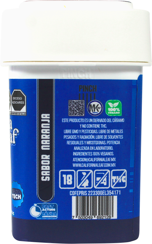 California Leaf® | Gomitas Guard CBD (Mirceno – 10 mg CBD Nano Broad) |15 ó 30 piezas.