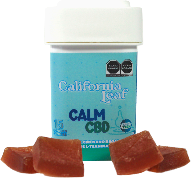 California Leaf® | Gomitas Calm CBD  | Linalool – 10 mg CBD Nano Broad