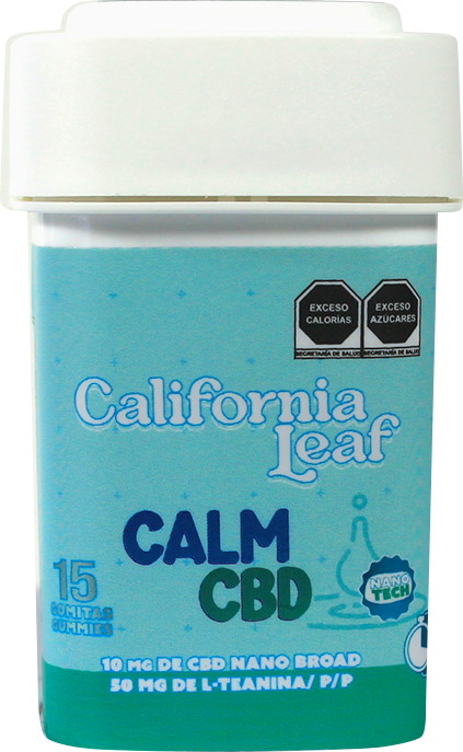 California Leaf® | Gomitas Calm CBD  | Linalool – 10 mg CBD Nano Broad
