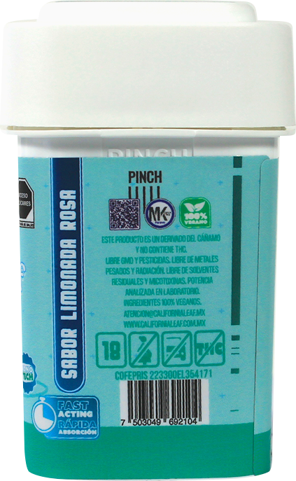 California Leaf® | Gomitas Calm CBD  | Linalool – 10 mg CBD Nano Broad
