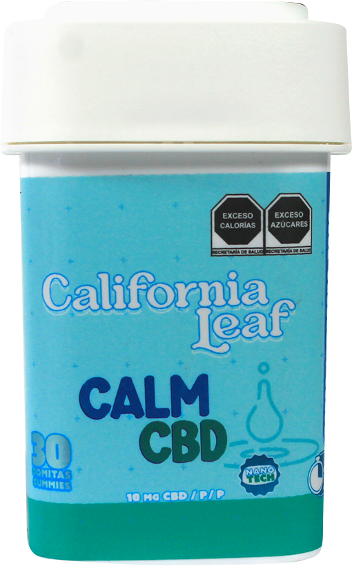 California Leaf® | Gomitas Calm CBD  | Linalool – 10 mg CBD Nano Broad