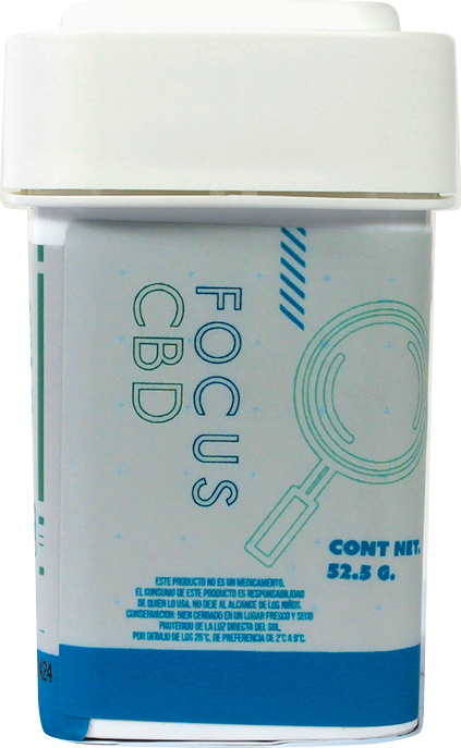 California Leaf® | Gomitas Focus CBD (Betacariofileno – 10 mg CBD Nano Broad) |15 ó 30 piezas.