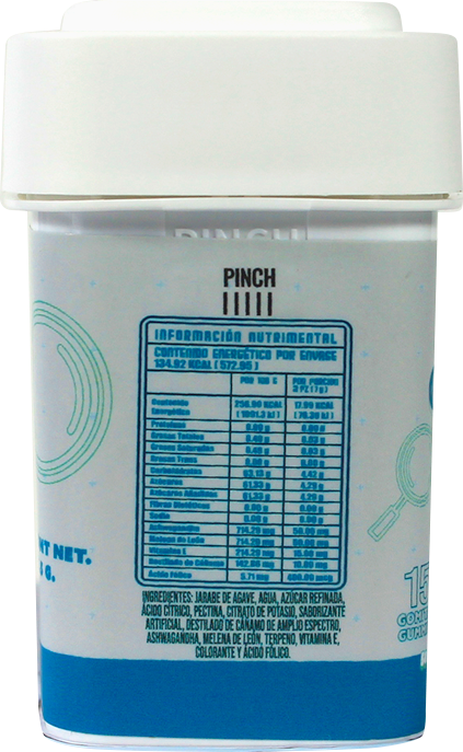 California Leaf® | Gomitas Focus CBD (Betacariofileno – 10 mg CBD Nano Broad) |15 ó 30 piezas.