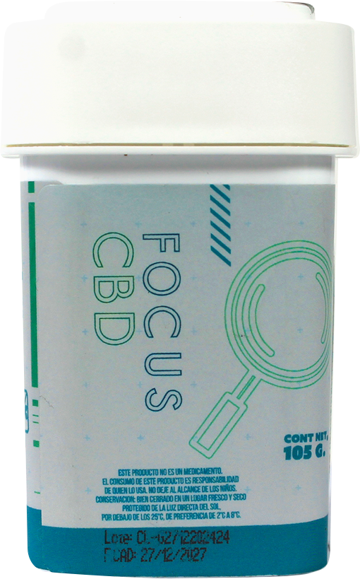 California Leaf® | Gomitas Focus CBD (Betacariofileno – 10 mg CBD Nano Broad) |15 ó 30 piezas.