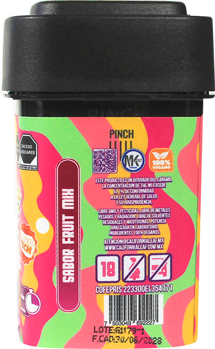 California Leaf® | Gomitas Euphoric NANO TECH Delta 9 THC 25 mg/pza | 15 ó 30 piezas