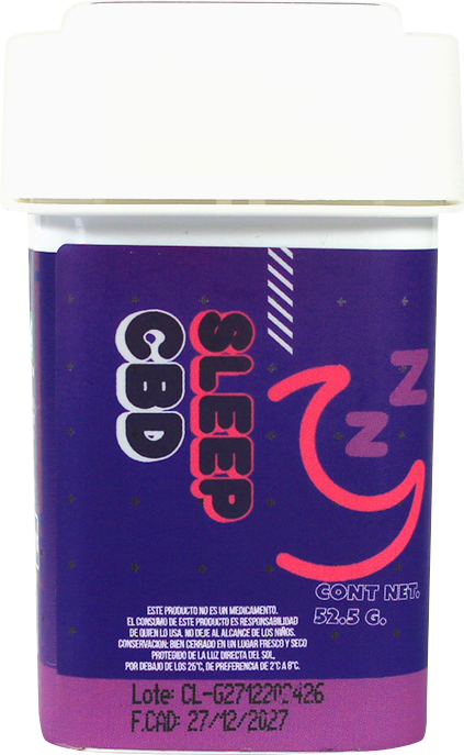 California Leaf® | Gomitas Sleep CBD (Linalool – 10 mg CBD Nano Broad) |15 ó 30 piezas.
