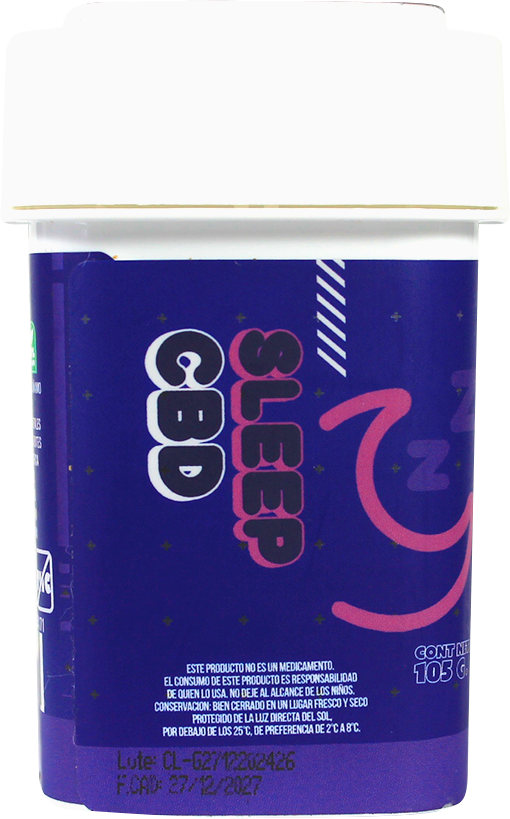 California Leaf® | Gomitas Sleep CBD (Linalool – 10 mg CBD Nano Broad) |15 ó 30 piezas.