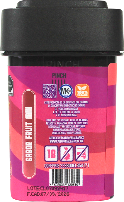 California Leaf® | Gomitas Party THC-O 50 ó 30 mg/pza | 30 o 15 piezas