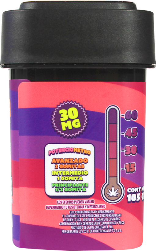 California Leaf® | Gomitas Party THC-O 50 ó 30 mg/pza | 30 o 15 piezas