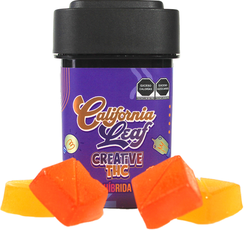 California Leaf® | Gomitas Creative Delta 8 THC 30 ó 50 mg/pza | 15, 25 ó 30 piezas