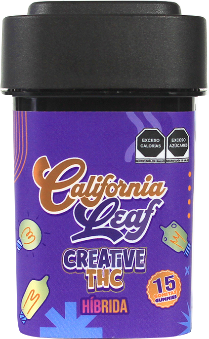California Leaf® | Gomitas Creative Delta 8 THC 30 ó 50 mg/pza | 15, 25 ó 30 piezas